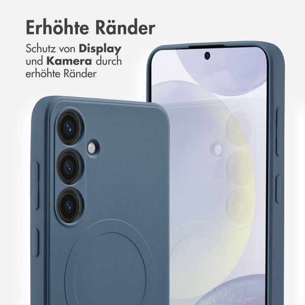 imoshion Color Back Cover mit MagSafe Samsung Galaxy S24 Plus - Dunkelblau