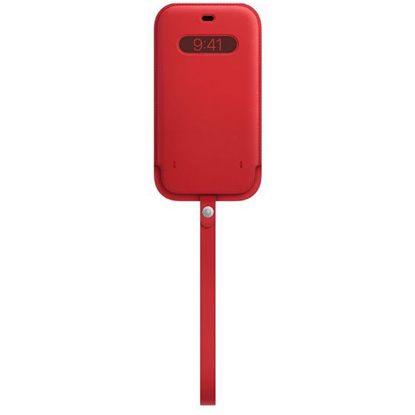 Apple Ledersleeve MagSafe für das iPhone 12 Pro Max - Scarlet Red