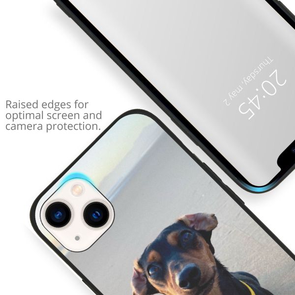 Gestalte deine eigene Apple iPhone 14 Plus Gel Hülle - Schwarz