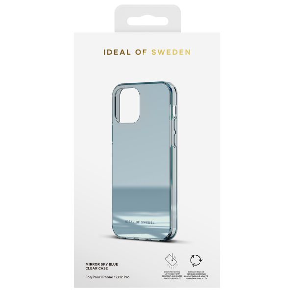iDeal of Sweden Mirror Case Apple iPhone 12 (Pro) - Sky Blue