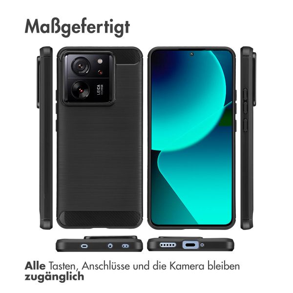 imoshion Brushed Back Cover für das Xiaomi 13T / 13T Pro - Schwarz