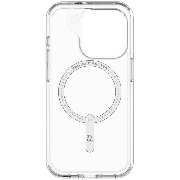 ZAGG Crystal Palace Snap Backcover MagSafe für das iPhone 15 Pro - Transparent