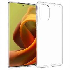 Accezz Clear TPU Backcover Motorola Moto G85 - Transparent