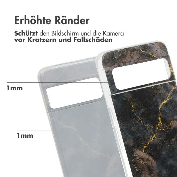 imoshion Design Hülle für das Google Pixel 8 Pro - Black Marble