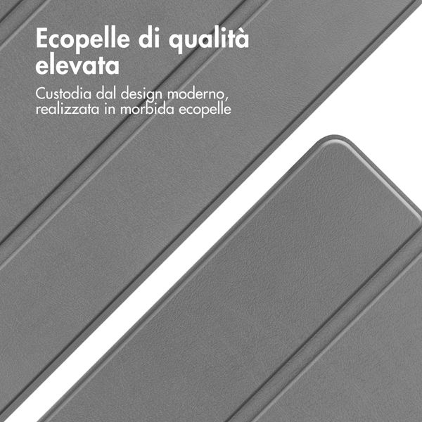 imoshion Trifold Klapphülle Apple iPad 11 (2025) 11 Zoll A16 / iPad 10 (2022) 10.9 Zoll - Grau
