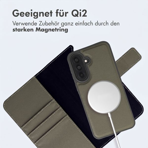 imoshion Herausnehmbare 2-in-1 Luxus-Bookcase Samsung Galaxy A37 (5G) - Grün