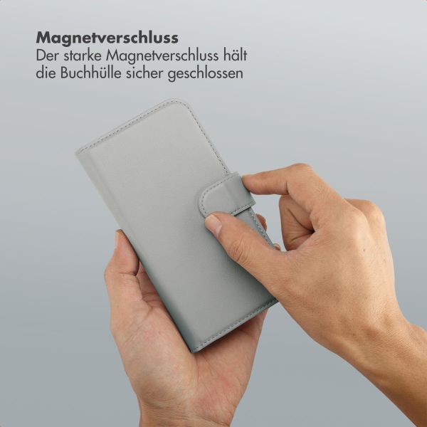 Selencia Olyn Abnehmbare Bookcase mit MagSafe Apple iPhone 14 / 13 - Grau