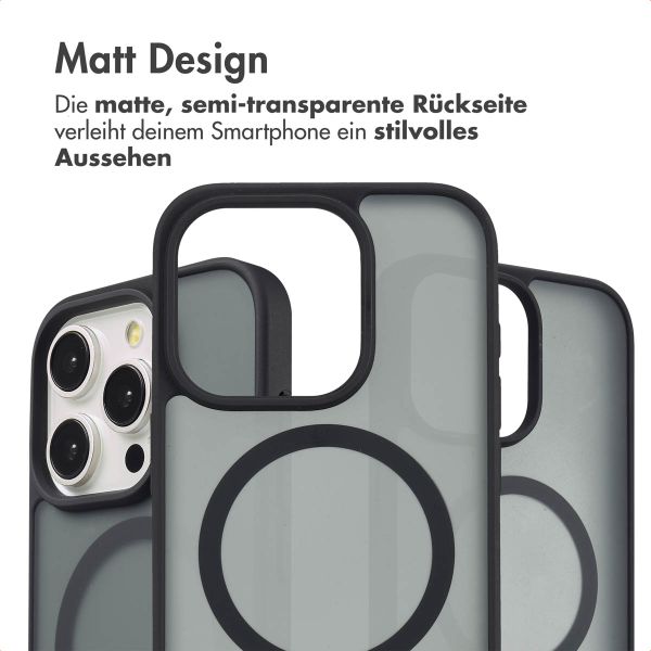 imoshion Color Guard Back Cover mit MagSafe für das iPhone 15 Pro - Schwarz