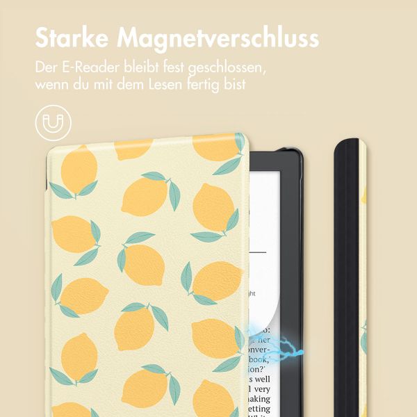 imoshion Design Slim Hard Case Klapphülle Pocketbook Verse Lite - Citrus Dream