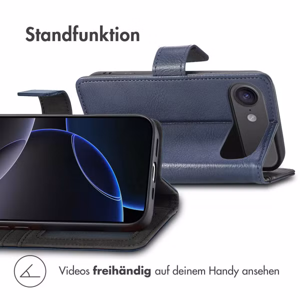 imoshion Luxuriöse Klapphülle Apple iPhone Air - Dunkelblau