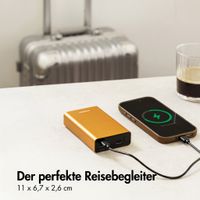 imoshion Ultra Series Aluminium Powerbank 20.000 mAh - Schnellladen bis 33W - Gold