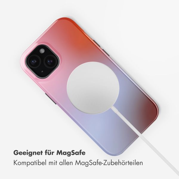 Selencia Vivid Rückabdeckung mit MagSafe Apple iPhone 15 - Gradient Soft Blush