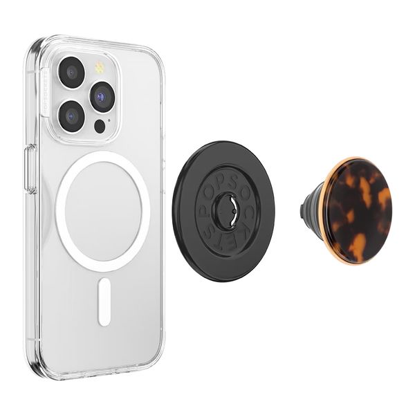 PopSockets PopGrip MagSafe Round - Tortoise