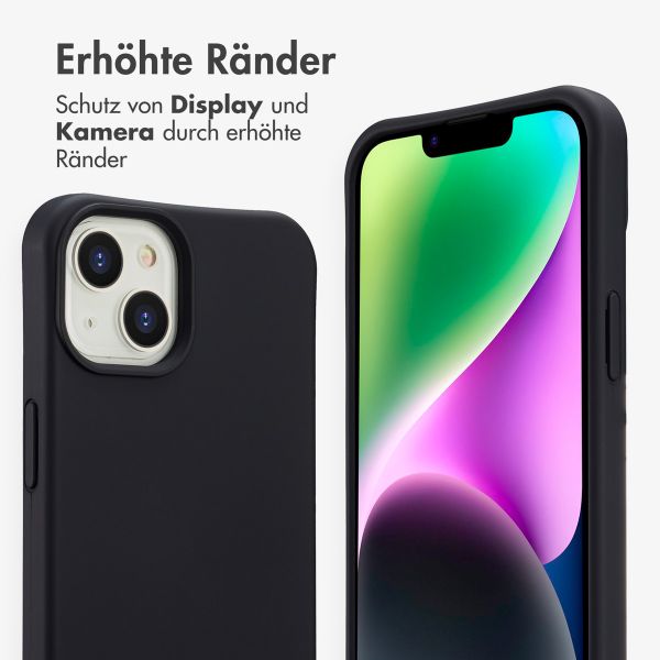 imoshion Color Backcover mit abnehmbarem Handykette und MagSafe Apple iPhone 14 - Schwarz