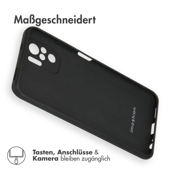 imoshion TPU Color Cover Xiaomi Redmi Note 10 (4G) / Note 10S - Schwarz