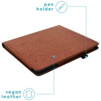 imoshion Vegan Leather Klapphülle Kobo Elipsa 2E - Dunkelbraun