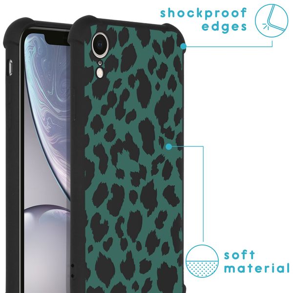 imoshion Design Hülle mit Band für das iPhone Xr - Panther Illustration