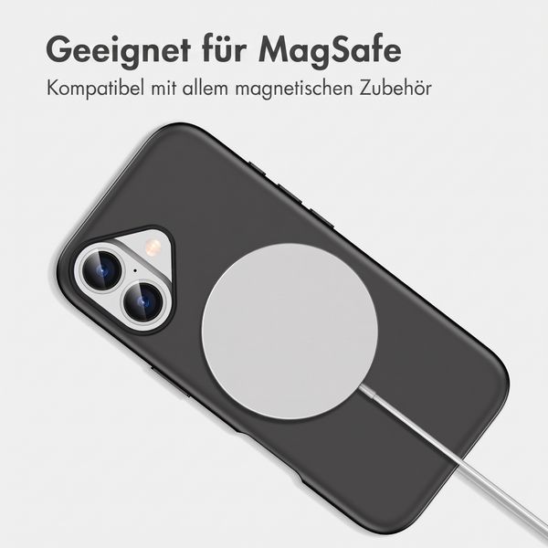 imoshion Color Backcover mit Thin MagSafe Ring Apple iPhone 17 - Schwarz