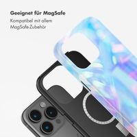 Selencia Vivid Tough Back Cover mit MagSafe für das iPhone 15 Pro - Holographic Blue Dream