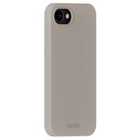 Holdit Silicone Case für das iPhone 16e - Taupe