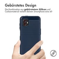 imoshion Brushed Back Cover für das Samsung Galaxy Xcover 6 Pro - Dunkelblau