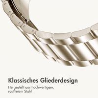 imoshion Edelstahlarmband für Apple Watch | 44/45/46/49 mm - Starlight