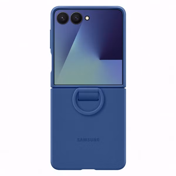 Samsung Original Silikon Cover Ring Samsung Galaxy Z Flip 7 - Blue