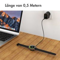 imoshion Ladekabel für die Samsung Galaxy Watch USB-C und USB-A - 0,5 Meter