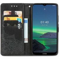 imoshion Mandala Klapphülle Nokia 1.4 - Schwarz