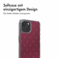 imoshion Design Hülle Apple iPhone 15 - Crush Check Coral Dust