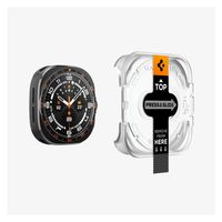 Spigen EZ FIT Glas.tR Displayschutzfolie mit Applikator für Samsung Galaxy Watch Ultra 2 - 47 mm - Transparent