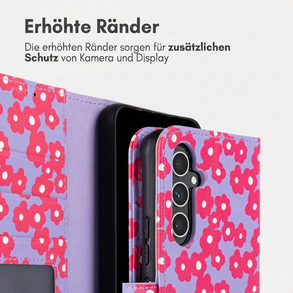 imoshion Design Klapphülle Samsung Galaxy A54 (5G) - Dusty Rose Blossoms