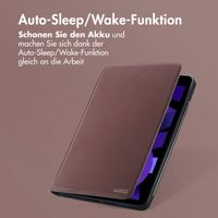 Accezz Classic Klapphülle Apple iPad Air 11 Zoll (2025) M3 / (2024) M2 / Air 5 (2022) / Air 4 (2020) - Braun