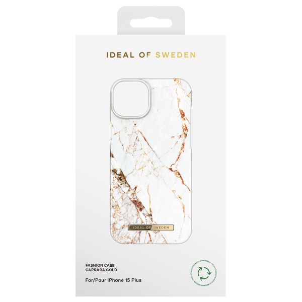 iDeal of Sweden Fashion Back Case für das iPhone 15 Plus - Carrara Gold