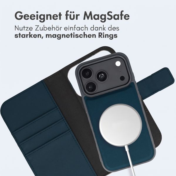 imoshion Herausnehmbare 2-in-1 Luxus-Bookcase Apple iPhone 18 Pro / 17 Pro - Blau