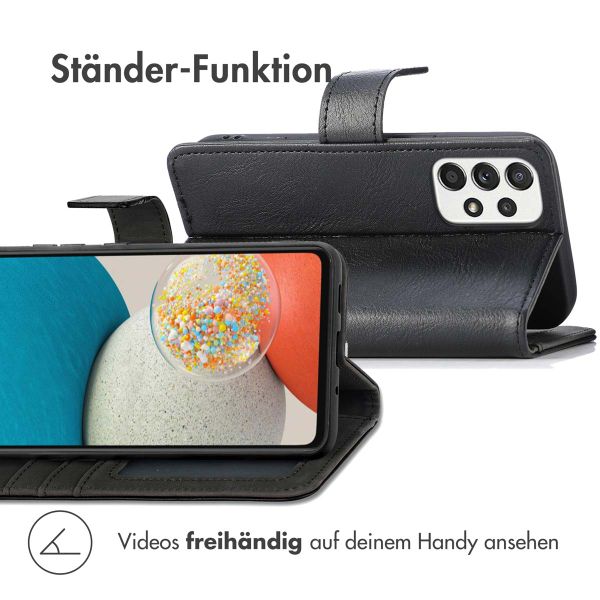 imoshion Luxuriöse Klapphülle Samsung Galaxy A53 - Schwarz