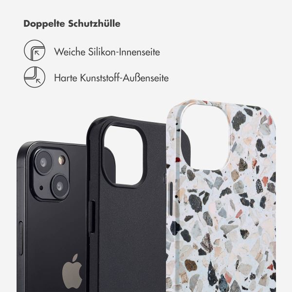 Selencia Vivid Back Cover Apple iPhone 13 - Chic Terazzo