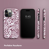 Selencia Vivid Back Cover Apple iPhone 14 Pro Max - Trippy Swirl Dark Rose