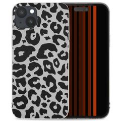imoshion Design Hülle Apple iPhone 15 Plus - Leopard Transparent