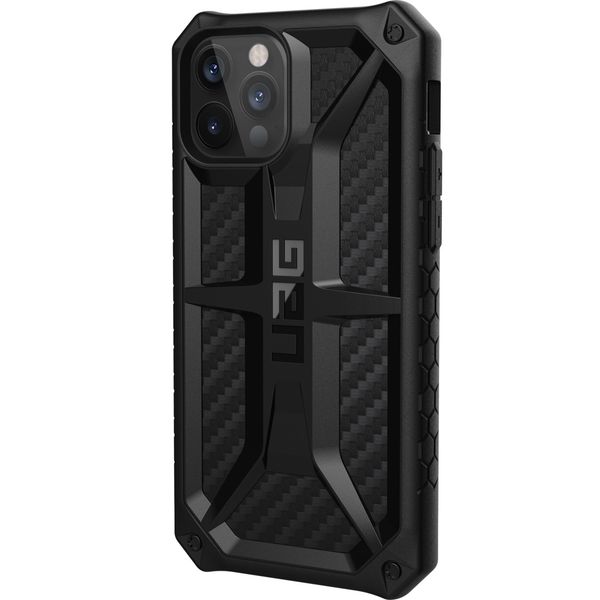 UAG Monarch Case für das Apple iPhone 12 (Pro) - Carbon Fiber Black
