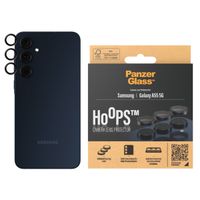 PanzerGlass Kameraprotektor Hoops Optic Rings für das Samsung Galaxy A55 - Black