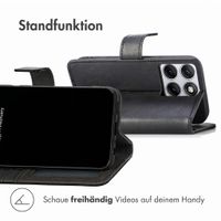imoshion Luxuriöse Klapphülle Motorola Edge 70 Fusion - Schwarz