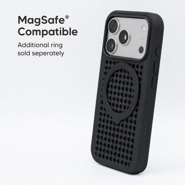 Callbuddy Hülle mit Strap Apple iPhone 17 Pro - Epic Black