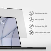 Accezz Magnetische Displayschutzfolie Apple MacBook Air 15 Zoll (2023 / 2024 M3 / 2025 M4 / 2026 M5)