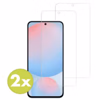 Accezz Displayschutz 2er-pack aus gehärtetem Glas Samsung Galaxy S25 FE