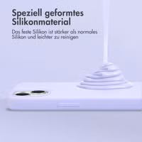 Accezz Liquid Silikoncase mit MagSafe für das Apple iPhone 14 - Violett