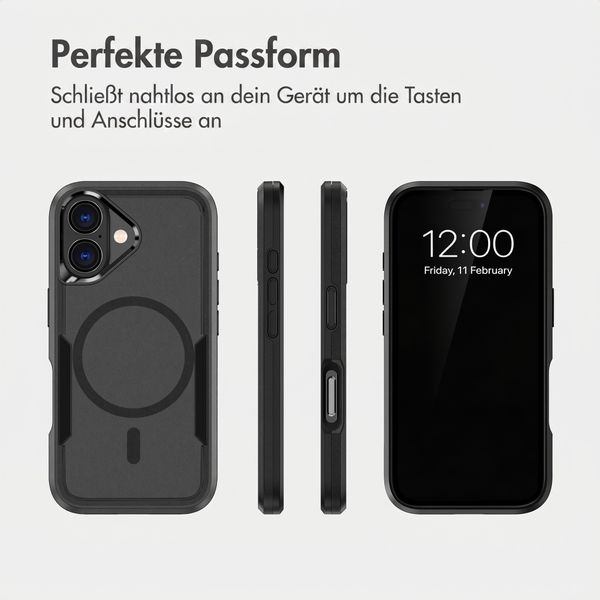 imoshion Backcover mit MagSafe Apple iPhone 16 - Schwarz