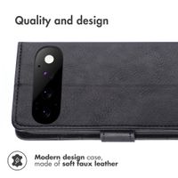 Luxuriöse Klapphülle Google Pixel 11 - Schwarz