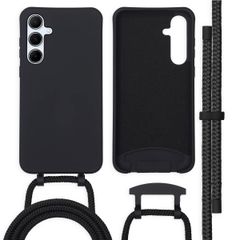 imoshion Color Backcover mit abtrennbarem Band Samsung Galaxy A55 - Schwarz