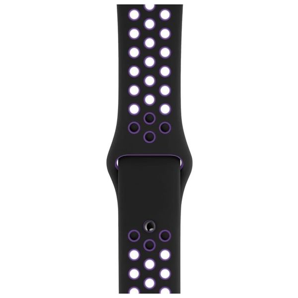 Apple Nike Sport Band Apple Watch Series 1-9 / SE - 38/40/41 mm / Series 10 - 42 mm - Black/Hyper Grape